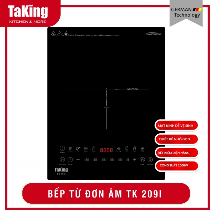 Bếp Từ Đơn Âm TK 209I TaKing