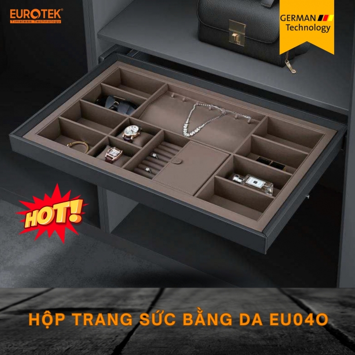 Hộp Trang Sức Bằng Da EU-04O Eurotek