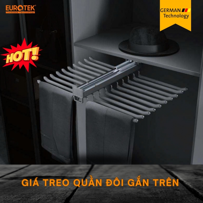 Giá Treo Quần Đôi Gắn Trên EU-10 Eurotek