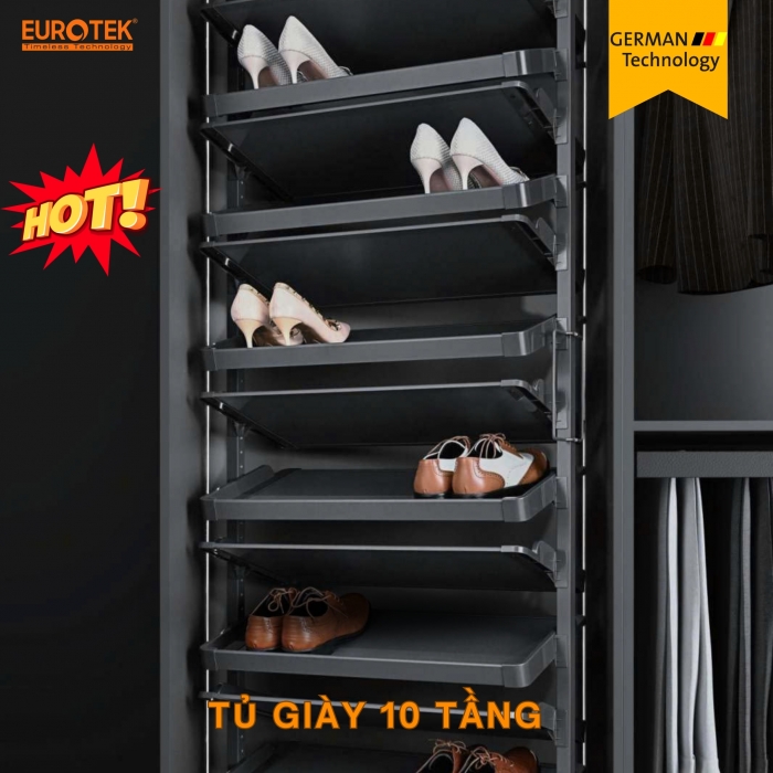 Tủ Giày 10 Tầng EU-02 Eurotek