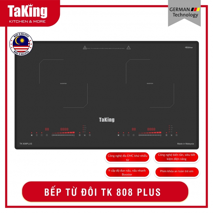 Bếp Từ Đôi TK 808 Plus TaKing