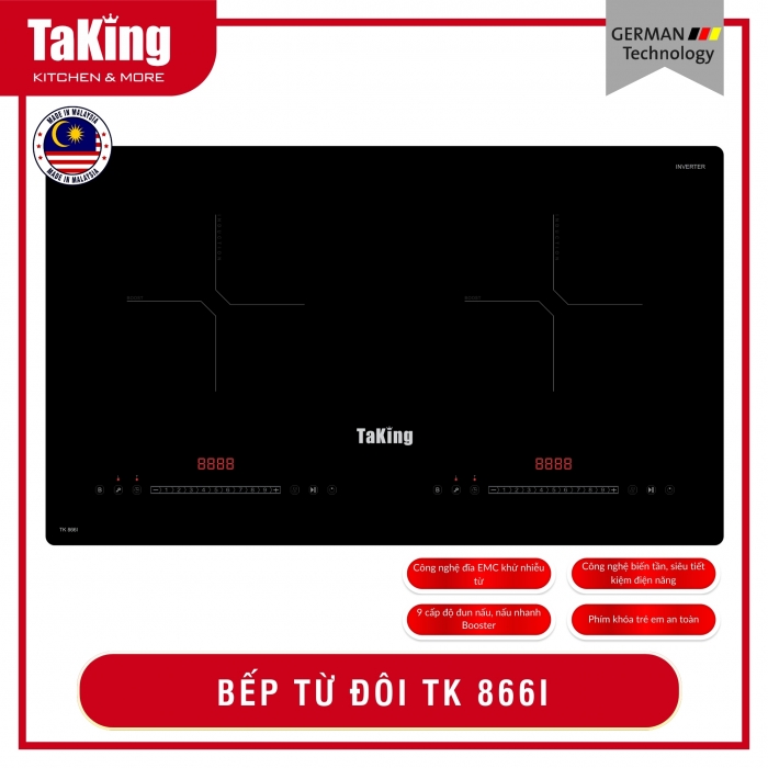 Bếp Từ Đôi TK 866I TaKing