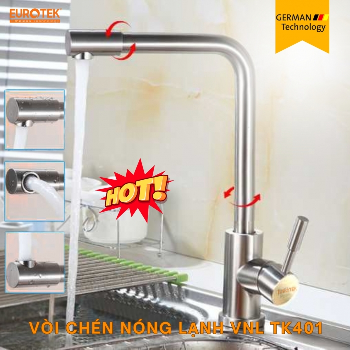 Vòi Chén Nóng Lạnh VNL TK401 Eurotek